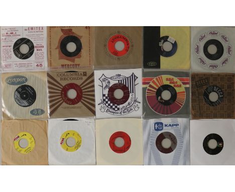 AMERICAN SINGLES - Really nice pack of 80+ US singles with titles from 1949 onwards. You'll find Rusty Draper, James Darren, 