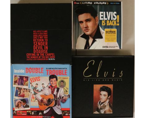 ELVIS PRESLEY - BOX SETS - Killer collection of 7 x box sets. Titles are 18 UK #1s (10" set - Ex+ condition throughout), His 