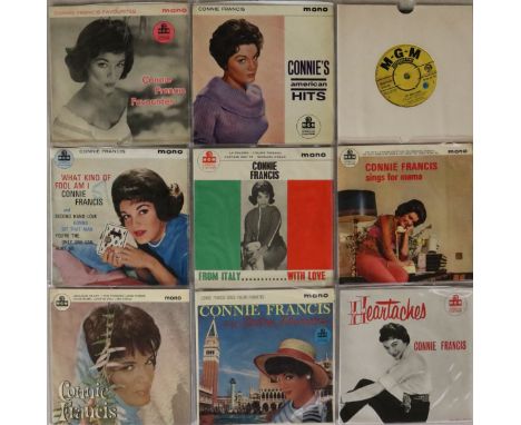 CONNIE FRANCIS - Seventeen here from the everlasting Connie. There's Connie Francis - Favourites (MGM-EP-759), Connie's Ameri