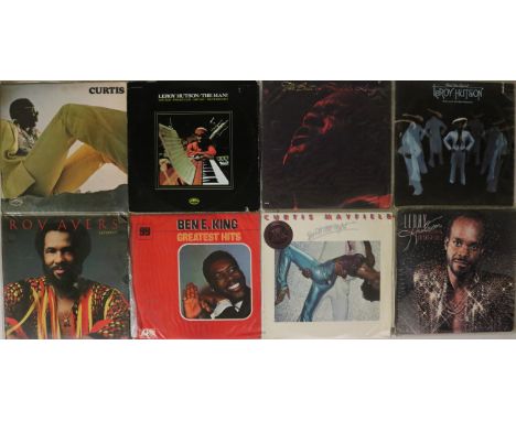 60s/70s SOUL/FUNK/DISCO - Cracking collection of around 80 LPs. Artists/titles include Curtis Mayfield - S/T (UK K 56252), J.