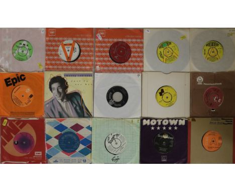 SOUL 45s - Mega collection of around 150 x 45s. Artists/cat. numbers include Ray Charles (POP 1595 demo), Aretha Franklin (CB