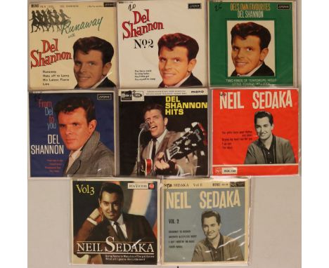 NEIL SEDAKA / DEL SHANNON - EPs - Three from the everlasting Neil Sedaka and five from the sadly departed Del Shannon. There'