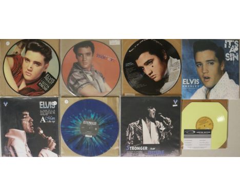 ELVIS PRESLEY - MODERN LPs - Masterful collection of 21 x LPs with limited edition picture discs and coloured vinyl. Titles i