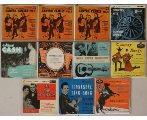 R&R/COUNTRY EPs - 11 x 'original and great' EPs. Artists/titles are Carter Family - The Original And Great volumes 1, 2 and 3