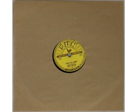 SUN 209 - ELVIS PRESLEY - THAT'S ALL RIGHT/BLUE MOON OF KENTUCKY 78RPM - Holy smokes how about this original US 10" 78RPM of 