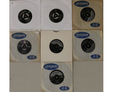 LONDON - UK R&R 45 RARITIES - Rockin' pack of 7 x hard to come by 7". Artists/titles are Little Anthony - Tears On My Pillow 