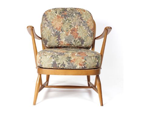 An Ercol open lounge armchair