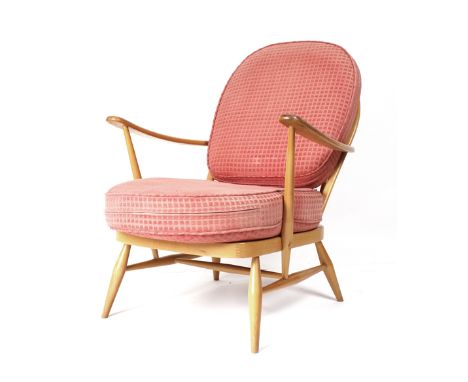 An Ercol open lounge armchair