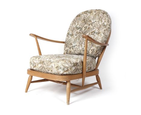 An Ercol open lounge armchair