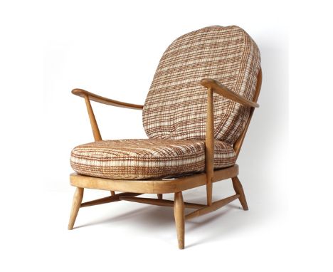 An Ercol open lounge armchair
