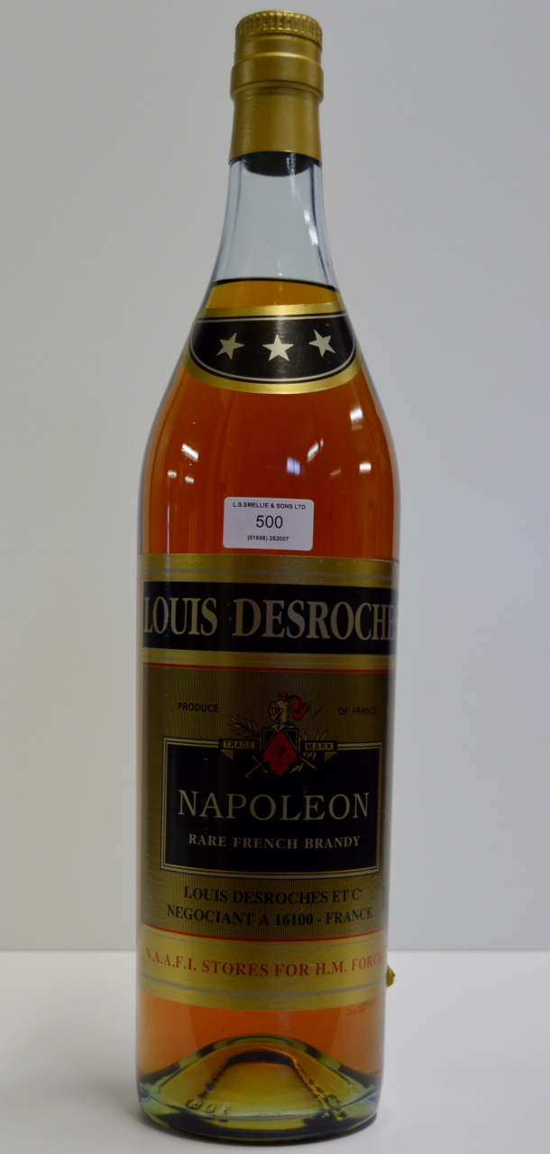 DOUBLE MAGNUM SIZE BOTTLE OF LOUIS DESROCHES NAPOLEON RARE FRENCH