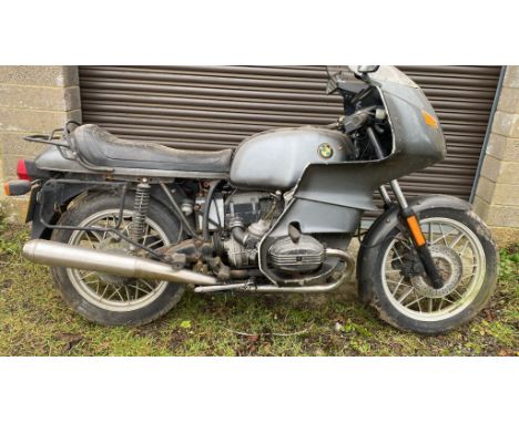 1981 BMW R100T  Registration Number:&nbsp; MWV111W Frame Number: 6075650 Engine Number: 6075650  Introduced in 1979, the BMW 