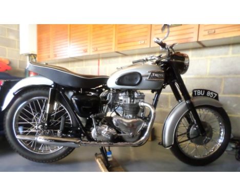 1959 Triumph T100 Tiger  Registration Number: TBU 857 Frame Number: T1000209887  - Beautifully presented example - “Best in S
