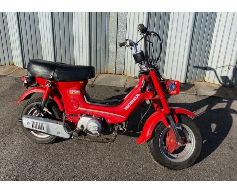1985 Honda CF70  Registration Number: B615 JBE Frame Number: TBA  First appearing as the CF50 in July 1972, the CF range was 