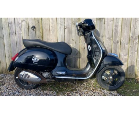 2008 Vespa GTS 125  Registration Number:&nbsp; AU58 EHH Frame Number: ZAPM3130001011763 Engine Number: M315M17407  The GTS 12
