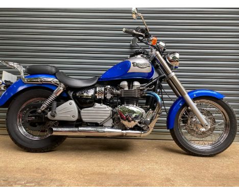 2002 Triumph Bonneville America  Registration Number:&nbsp; WP52 VXZ Frame Number: SMTTJ901YL3161697 Engine Number: 162348  -
