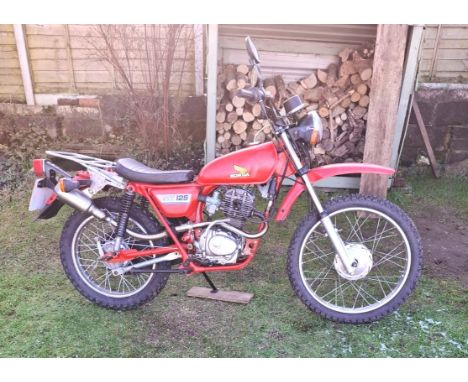 1985 Honda CT125 Farm Bike  Reg Number: B502 VKL Frame Number: CT125 1100790 Engine Number: CT125E 1100790  - Very rare farm 