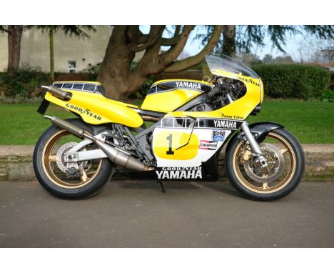 1985 Yamaha RD500 YZR Kenny Roberts Replica  Registration Number: B355 KNV Frame Number: 1GE-003836 Engine Number: 1GE-002670