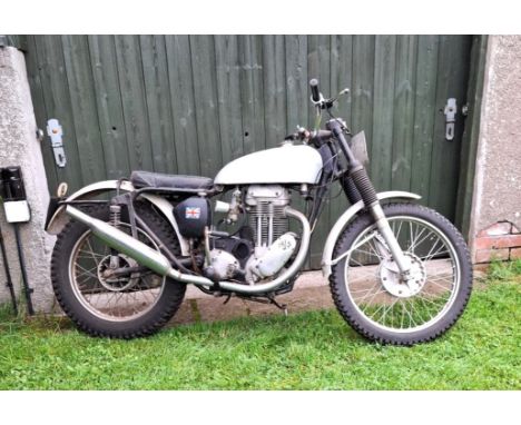 1957 AJS 16MC Trials  Registration Number: PWV 7&nbsp; Frame Number: 8188 C Engine Number: 1963 C  - In current family owners