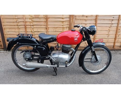 1952 Gilera 150 Lusso  Registration Number: XXG 411 Frame Number: 184234 Engine Number: 191557  - Now eligible for the Motogi