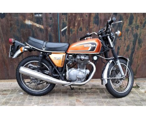 1974 Honda CB250 G5  Registration Number: PDF 39M Frame Number: CB250-6005239  - Original UK delivered example - For light re