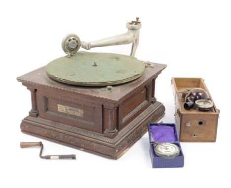AMENDMENT: Please note, this gramophone is a Gramophone & Typewriter Ltd. 'Senior Monarch' model and not 'Type D' as previous