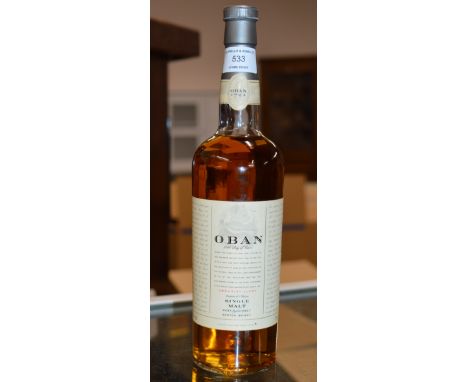 OBAN 1794 "LITTLE BAY OF CAVES" SINGLE MALT WEST HIGHLAND MALT SCOTCH WHISKY - 75CL, 43% VOL     