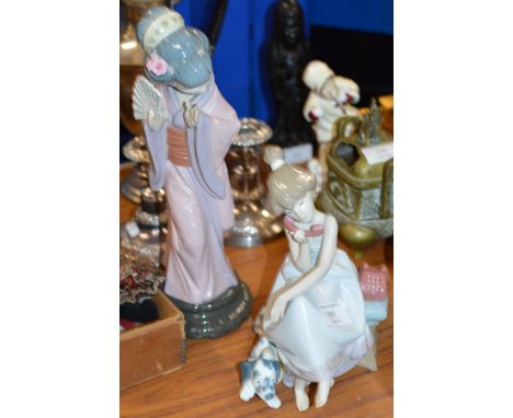 2 LLADRO FIGURINE ORNAMENTS     