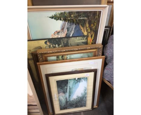 A SIGNED PRINT AND ANOTHER