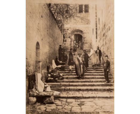 Holy Land.- Palestine.-  Bonfils (Felix &amp; Adrien) Palestine - Greece 1897, 62 mounted photographs, most c.215 x 281 mm (8