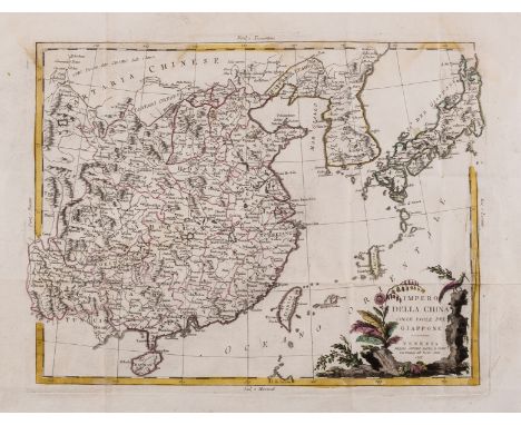 China, Korea, and Japan.- Zatta (Antonio) Impero della China Colle Isole del Giappone, engraved map with outline hand-colouri