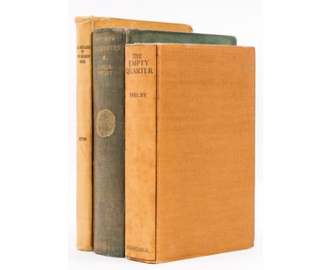 Middle East.- Philby (Harry St. John Bridger) The Empty Quarter, first edition, frontispiece, plates, 3 folding maps, 2 at en