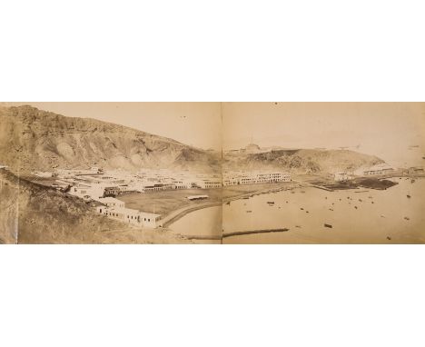 Middle East.-  Aden Field Force 1916-1919, title in manuscript inside upper cover, 76 vintage silver gelatin and other prints