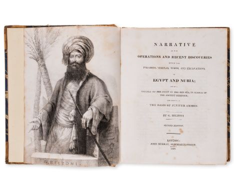 Africa.- Belzoni (Giovanni Battista) Narrative of the Operations and Recent Discoveries ... in Egypt and Nubia, 1 vol. only (