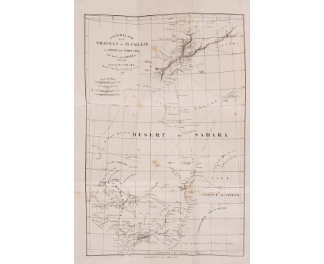 Africa.- Caillié (René) Travels through Central Africa to Timbuctoo, 2 vol., first English edition, half-title to vol. 2 only