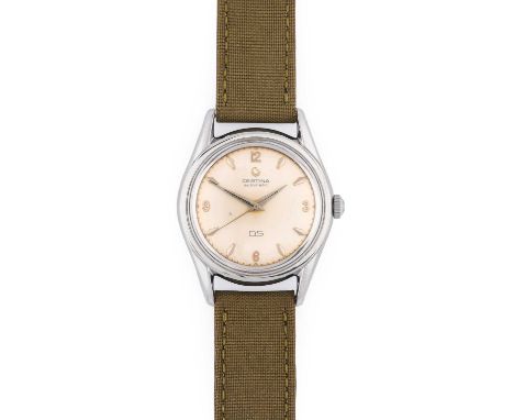 Certina: A Stainless Steel Automatic Centre Seconds Wristwatch, signed Certina, model: DS, 1960's, (calibre 25-45) lever move