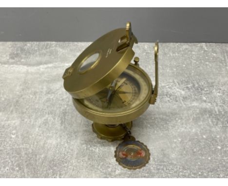 Brass compass by Elliot bros London