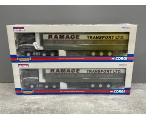2 x Corgi limited edition RAMAGE hgv lorries unopened