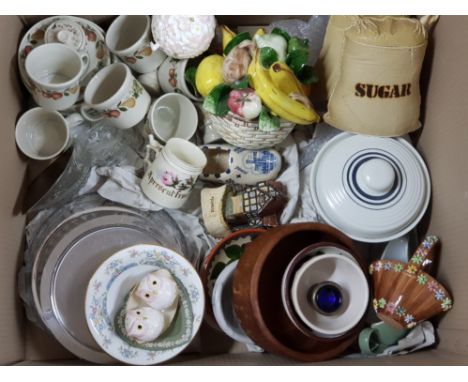 Large Quantity of ceramic ware includes jam jars, jelly moulds, part sets etc