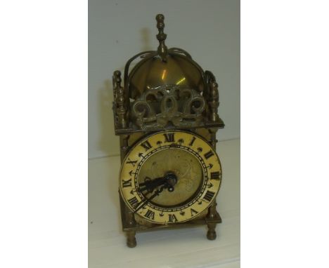 Smith's brass bracket clock