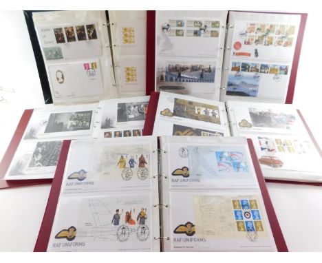 Philately. QEII first day covers, commemoratives and definitives, pre and post decimalisation, in sixteen albums.