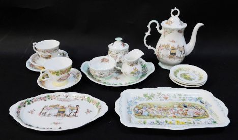 A group of Royal Doulton Brambly Hedge collectors plates, comprising 2005,  2004, 2003, 2002, 2001, 2000