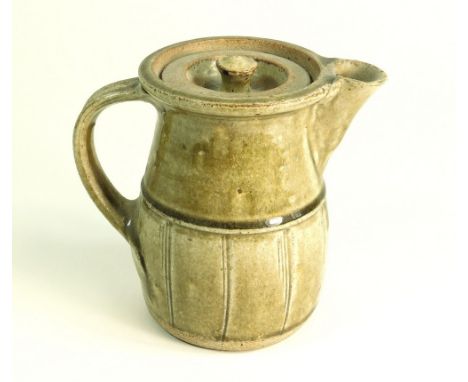 RICHARD BATTERHAM A coffee pot. Height 14cm.