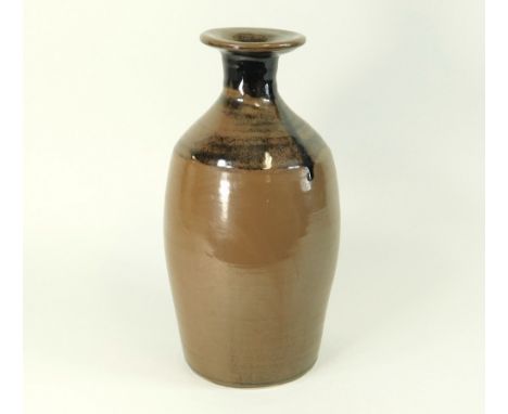 JEREMY LEACH A bottle vase. Various personal &amp; Pottery marks. Height 33cm