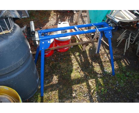 An adjustable roller bench.