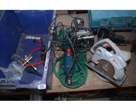 LOT 61 BLACK & DECKER PLANER & POWER KRAFT CIRCULAR SAW