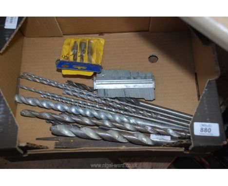 Masonry bits, profile gauge and rotary files.