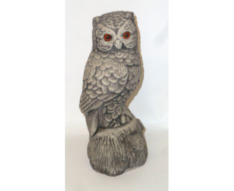 STONEWARE MODEL OF AN OWL 