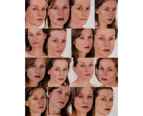 NO RESERVE Roni Horn (b.1955)Untitled (Portrait of Isabelle Huppert)Digital print in colours, 2013, signed in black ink, the 
