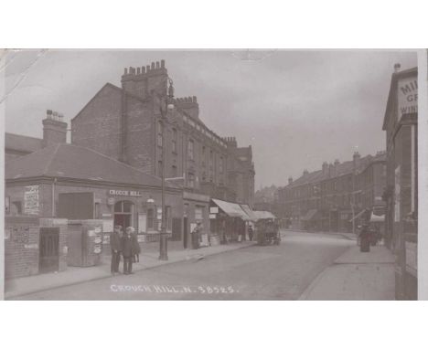 HARINGEY. Three albums containing approximately 275 postcards of Haringey, North London, including photographic postcards tit